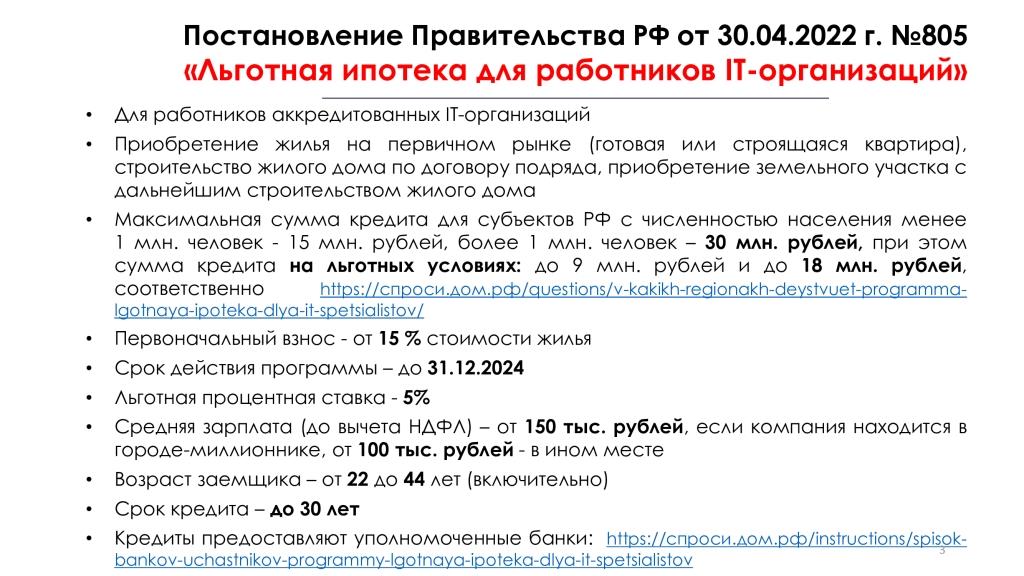 Ипотечные программы